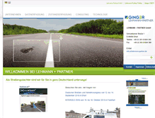 Tablet Screenshot of lehmann-partner.de